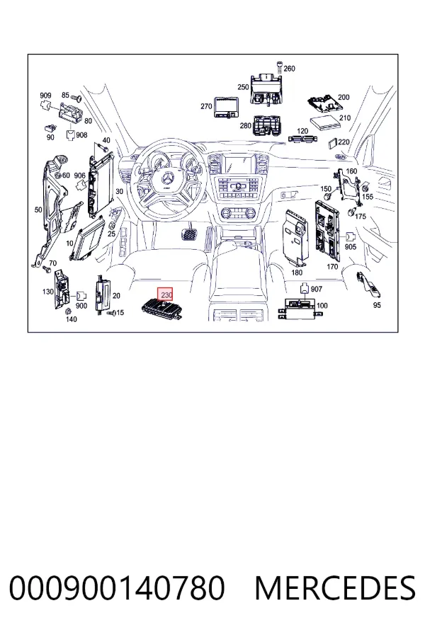 Купить A0009001407 Mercedes 