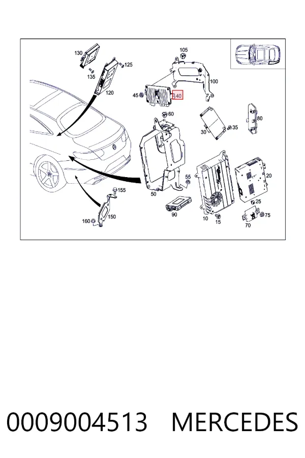  Mercedes A0009004513