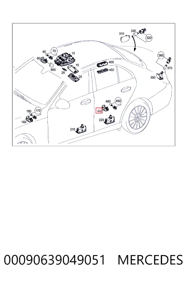 A0009063904 Mercedes 