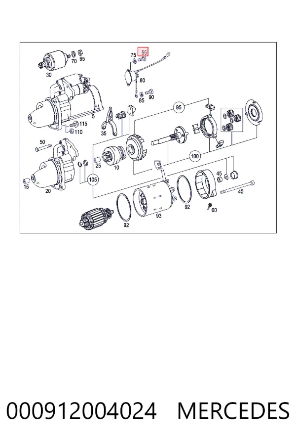  Mercedes N000912004024 цена, от 6.65 USD