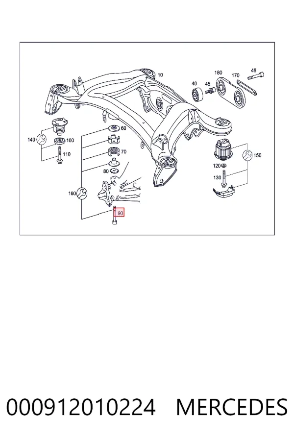  Mercedes N000912010224 цена, от 7.13 USD