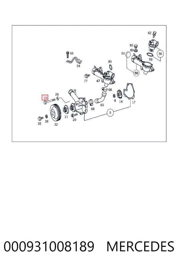  Mercedes N000931008189 цена, от 0.35 USD