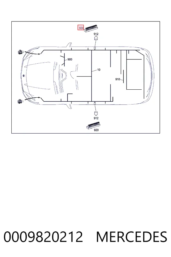  Mercedes A0009820212