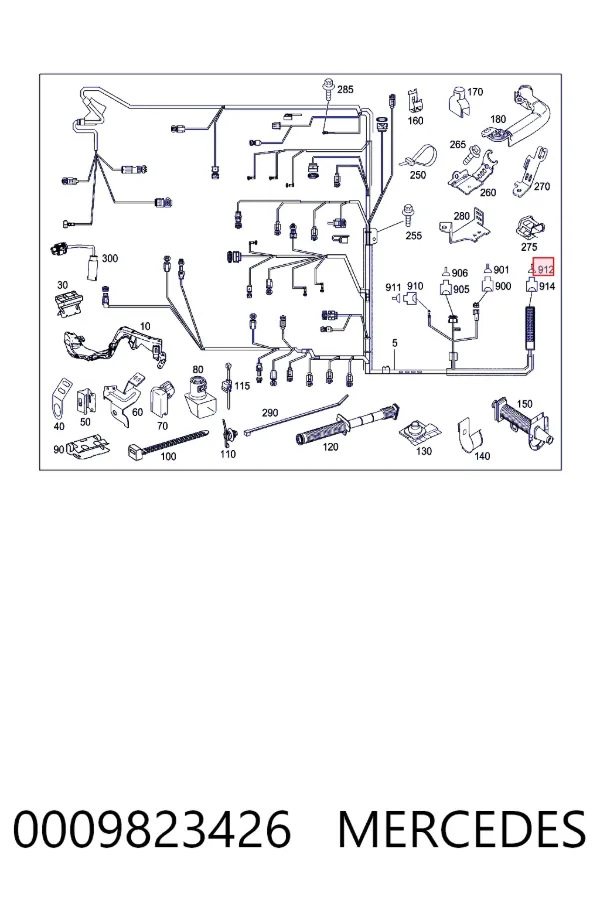 A0009823426 Mercedes 