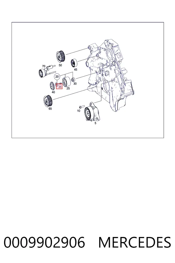 A0009902906 Mercedes 