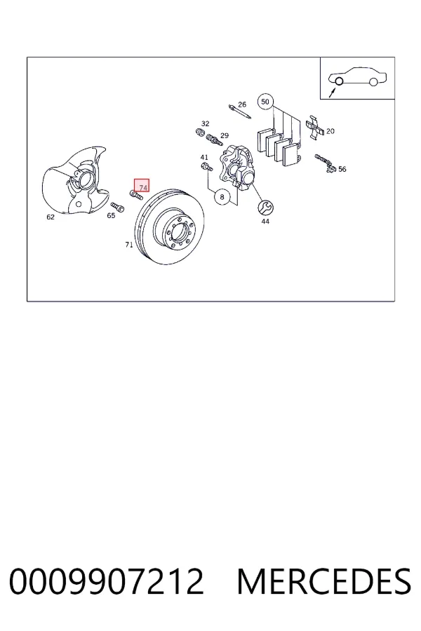  A0009907212 Mercedes