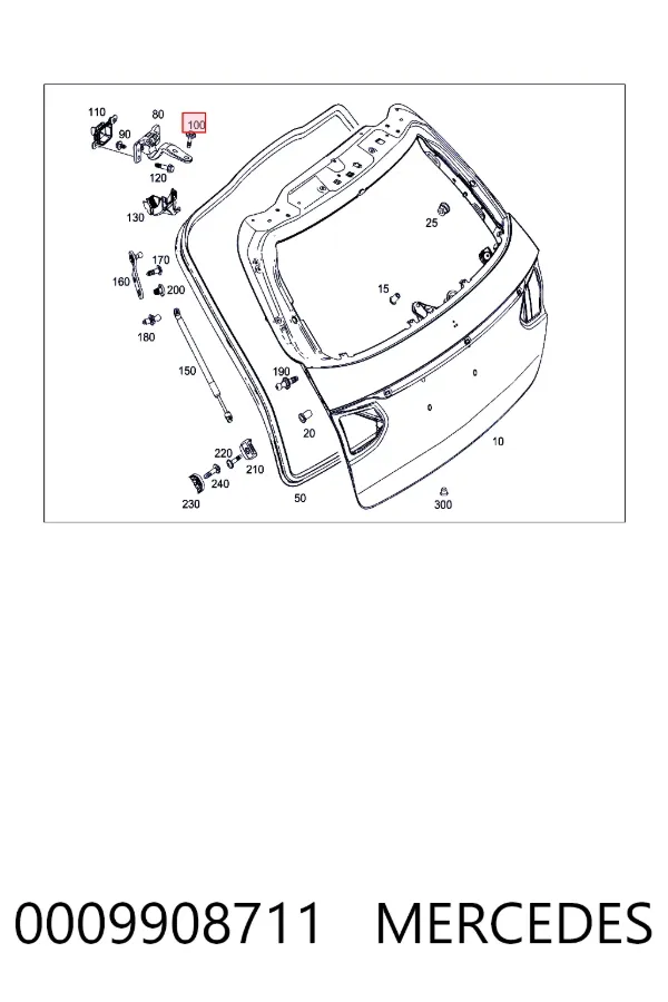 A0009908711 Mercedes 