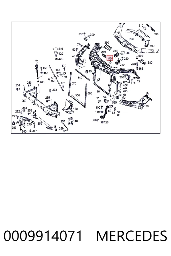  Mercedes A0009914071 цена, от 80.60 USD