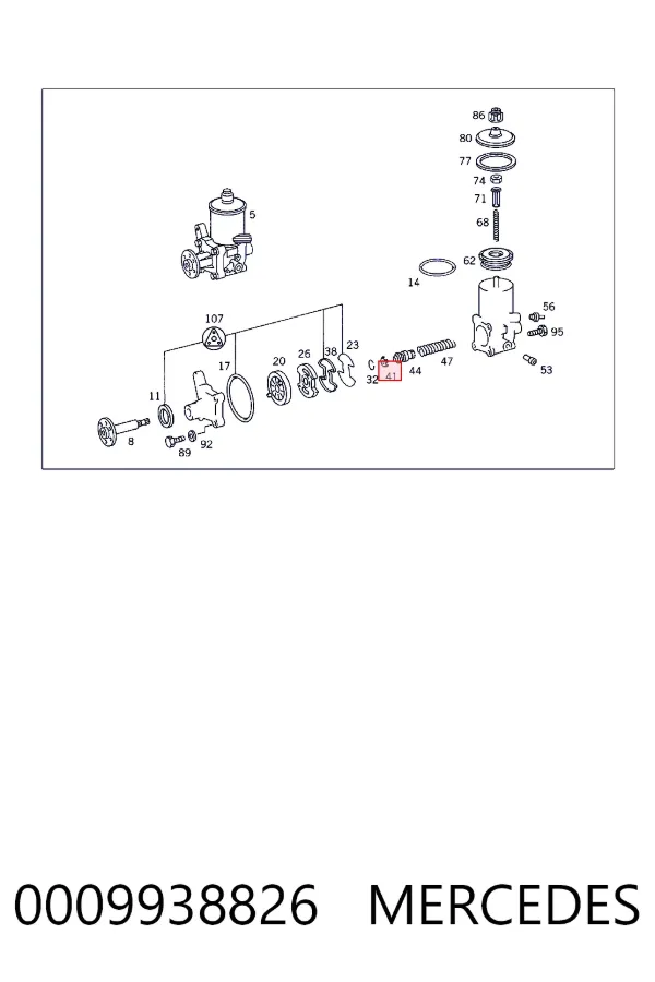 A0009938826 Mercedes 