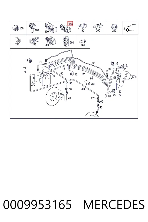  A0009953165 Mercedes