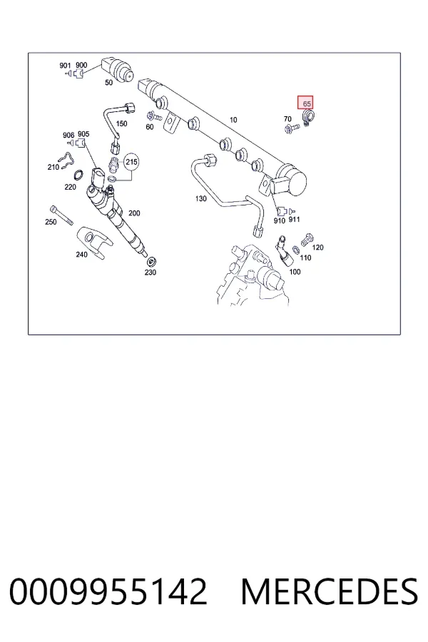 A0009955142 Mercedes 