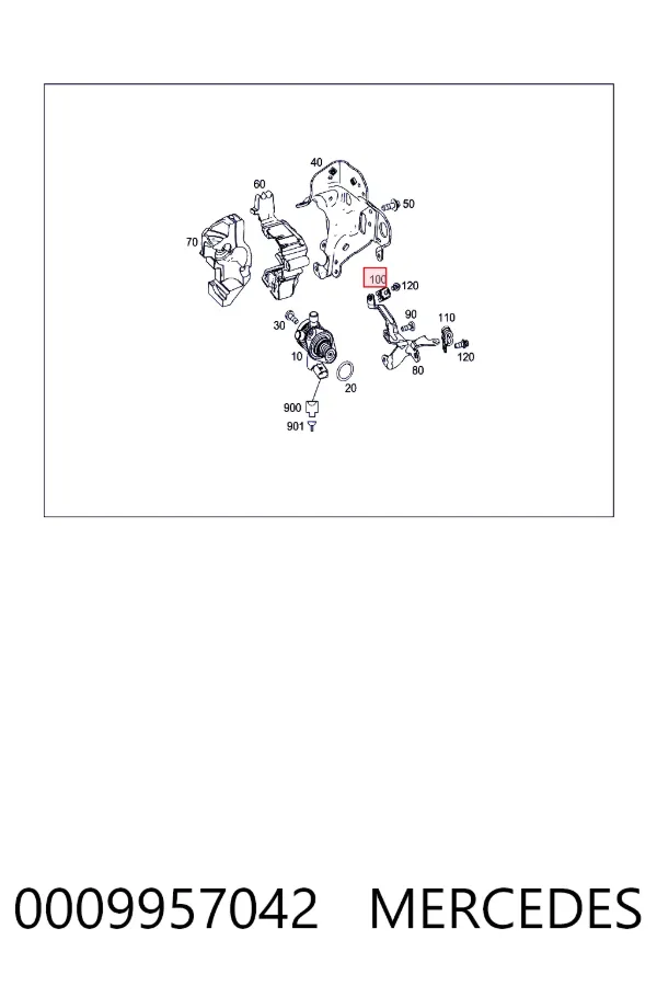 A0009957042 Mercedes 