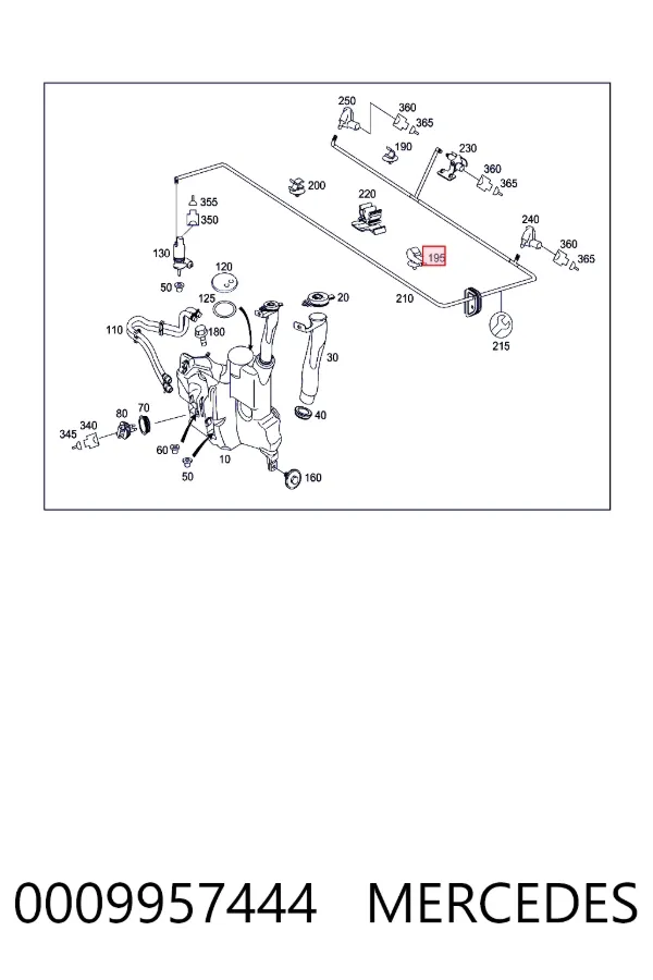  A0009957444 Mercedes