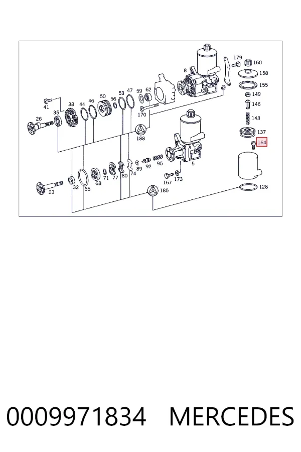 A0009971834 Mercedes 