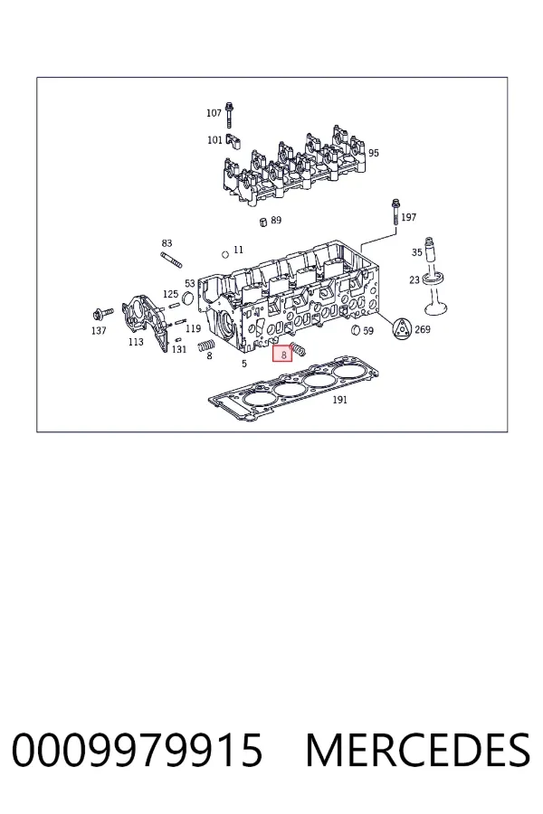 Купить A0009979915 Mercedes 