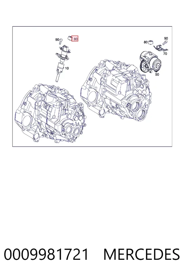 A0009981721 Mercedes 
