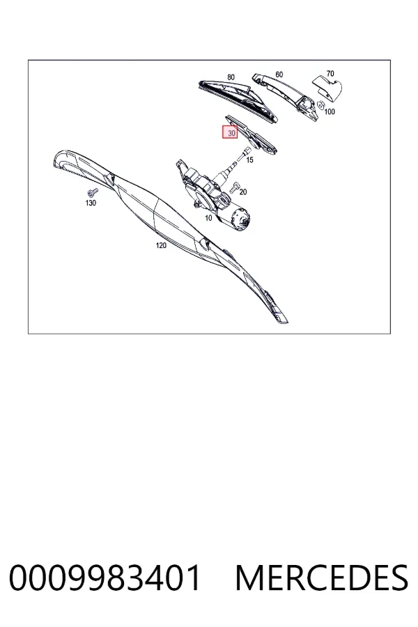 A0009983401 Mercedes 