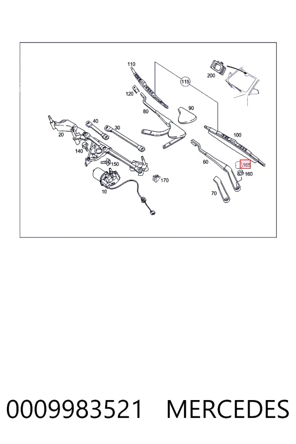  Mercedes A0009983521