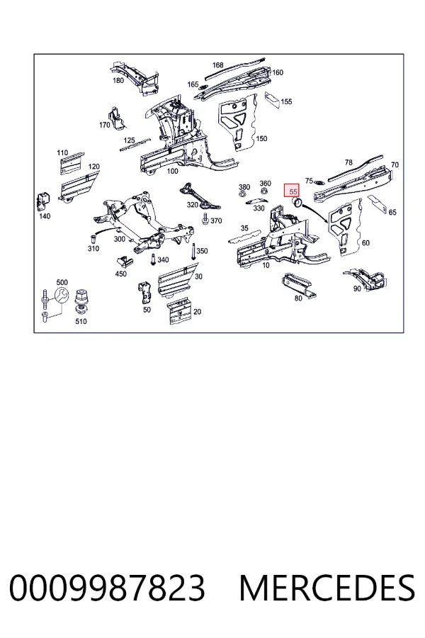  A0009987823 Mercedes