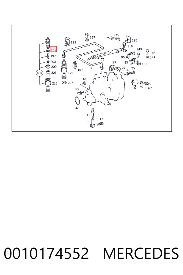 A0010174552 Mercedes 