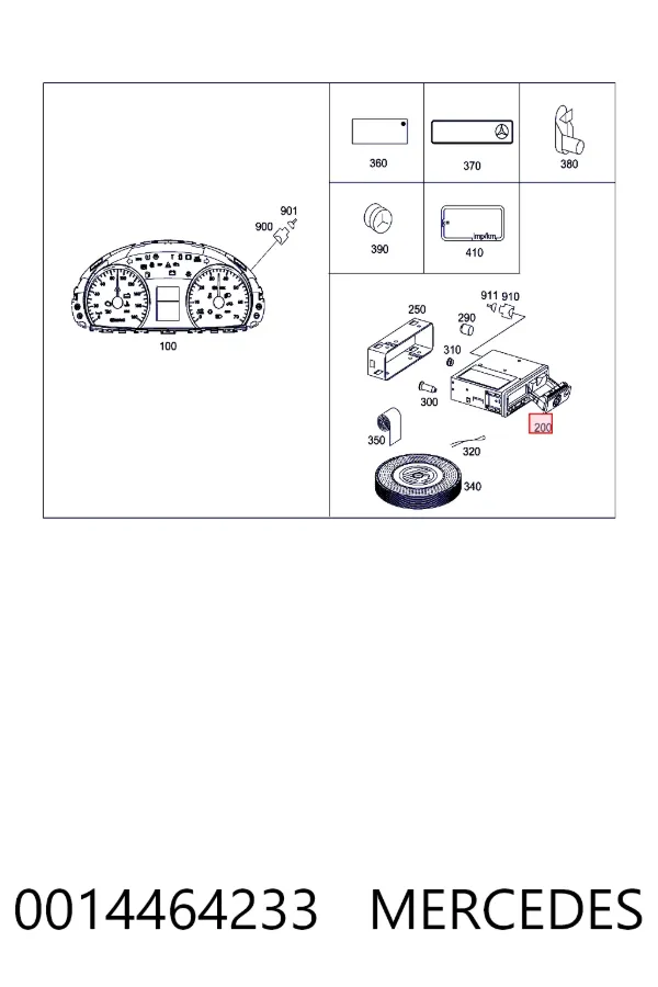 Купить A0014464233 Mercedes 