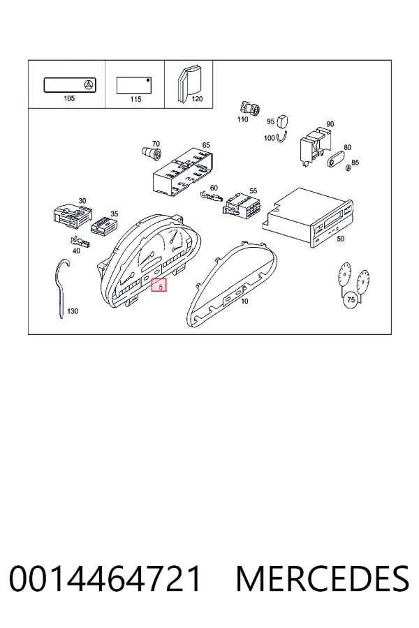 Панель приборов A0014464721 Mercedes