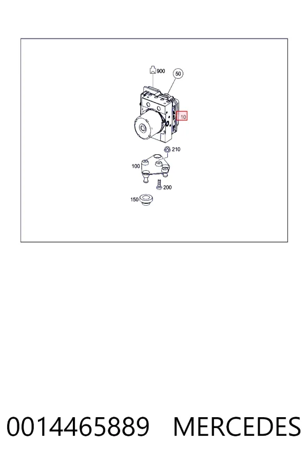 Гидроблок АБС Mercedes A0014465889 цена, от 896.96 USD