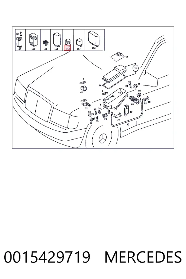  0015429719 Mercedes