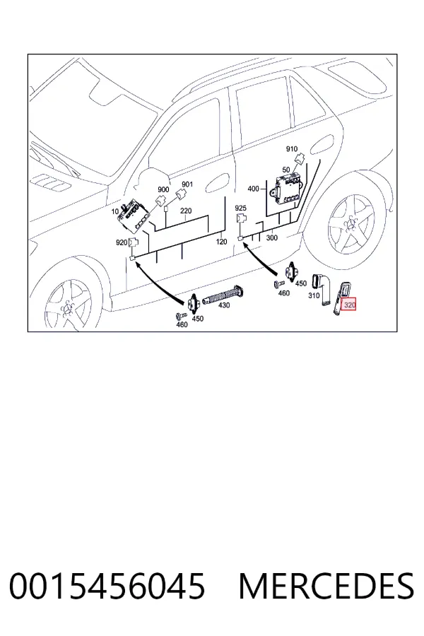  A0015456045 Mercedes