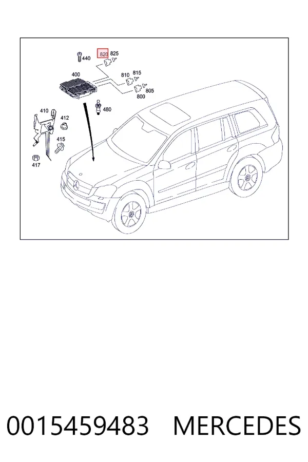A0015459483 Mercedes 