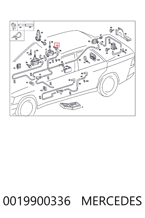  Mercedes A0019900336 цена, от 1.79 USD