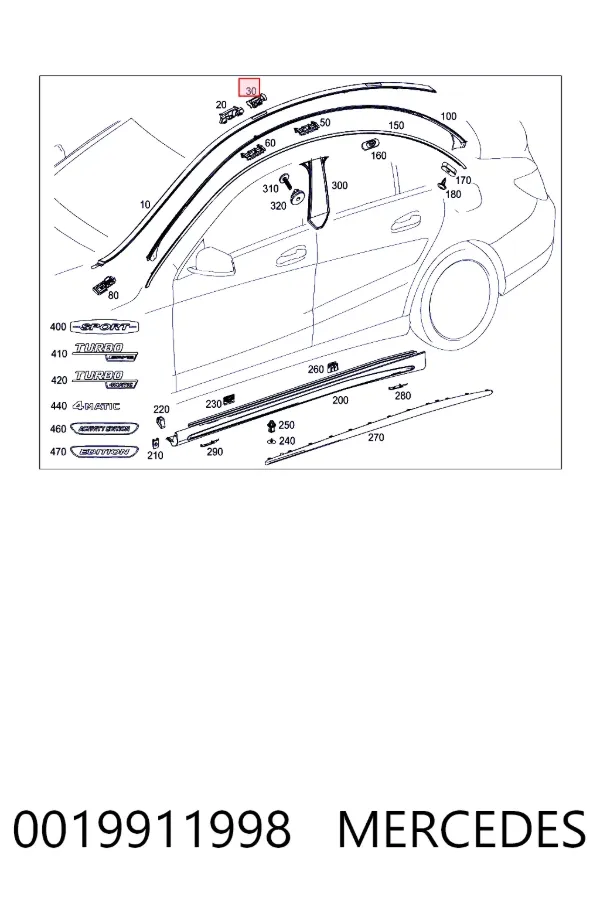  A0019911998 Mercedes