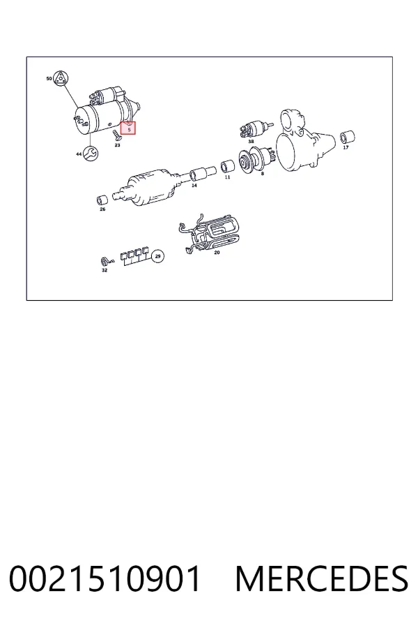Купить A0021510901 Mercedes Стартер