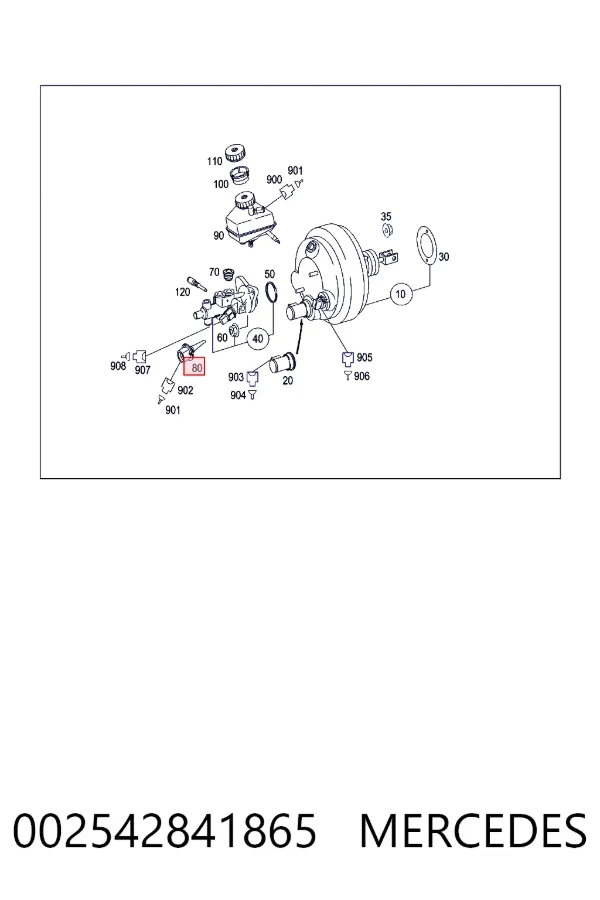 Датчик давления тормозной жидкости Mercedes A002542841865 цена, от 8.47 USD
