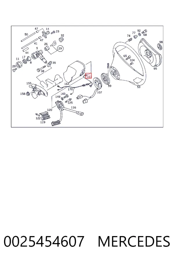 Купить A0025454607 Mercedes Контактная группа