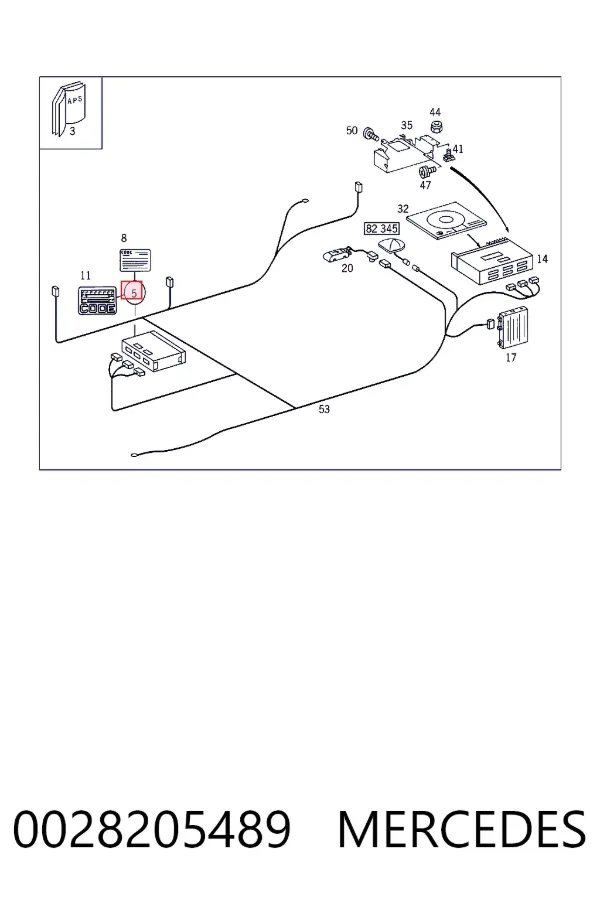 Купить A0028205489 Mercedes 