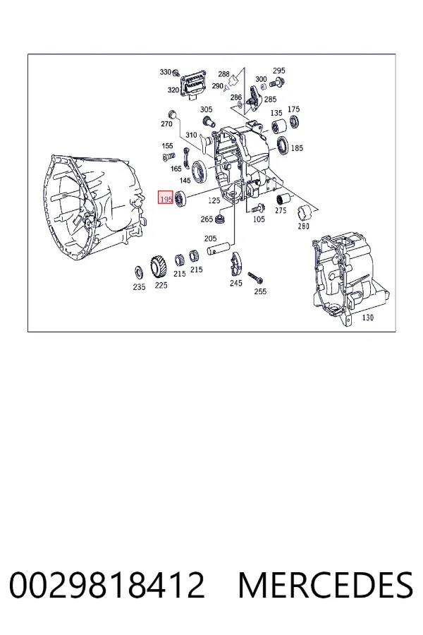  Mercedes A0029818412 цена, от 8.35 USD