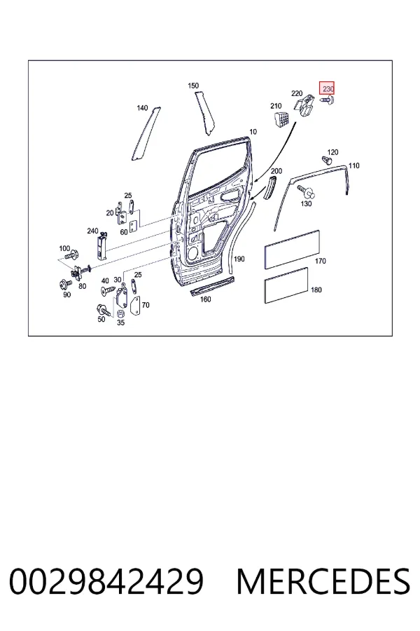 A0029842429 Mercedes 