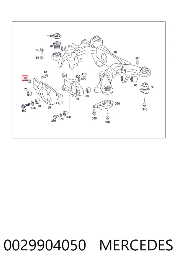 A0029904050 Mercedes 