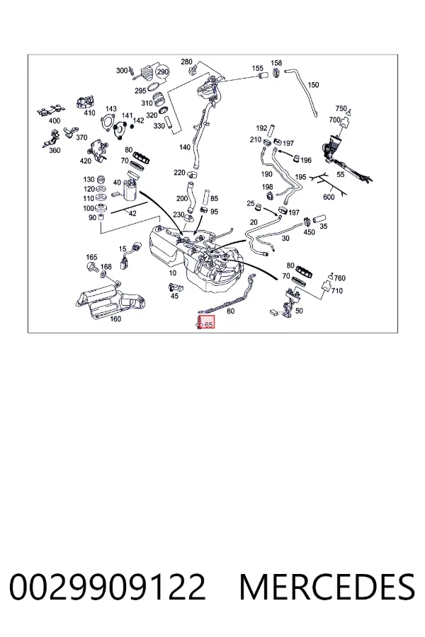  Mercedes A0029909122 цена, от 4.05 USD