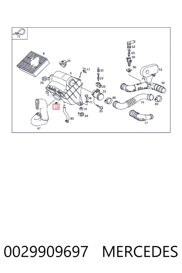A0029909697 Mercedes 