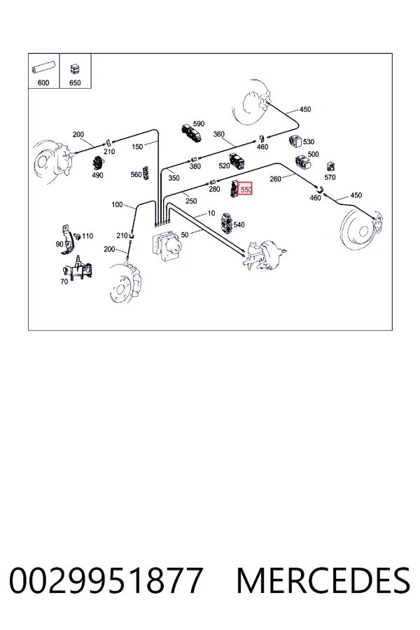 A0029951877 Mercedes 