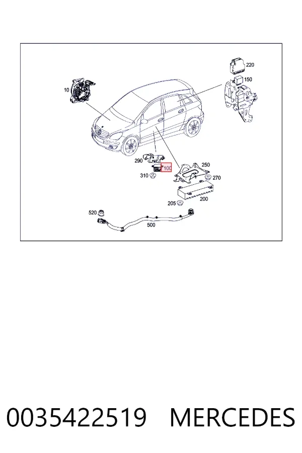  A0035422519 Mercedes