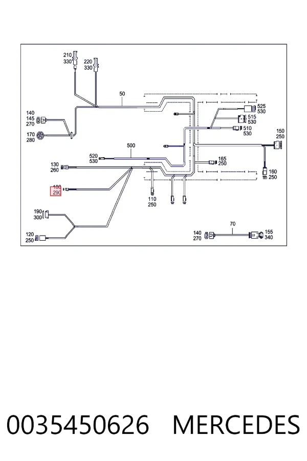 0035450626 Mercedes