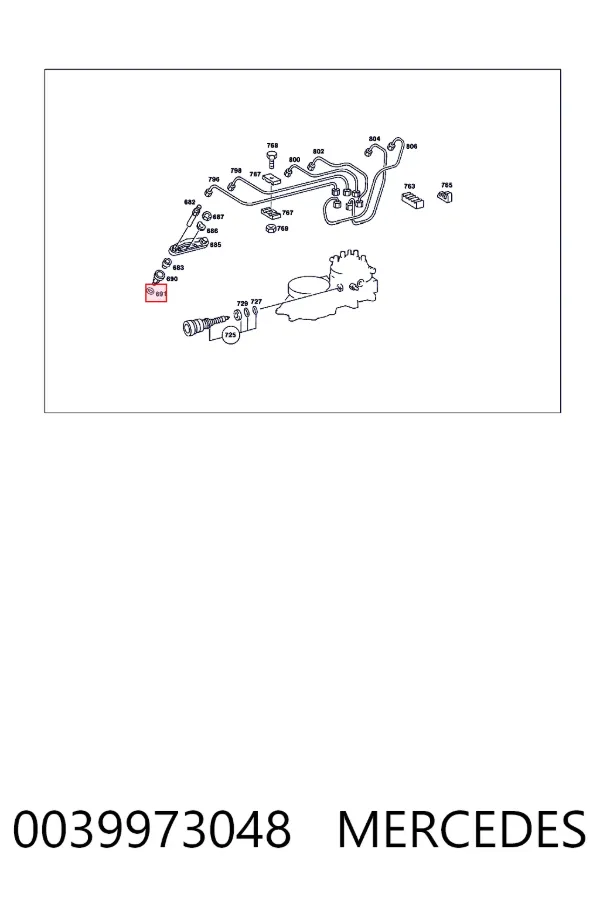 Купить A0039973048 Mercedes 