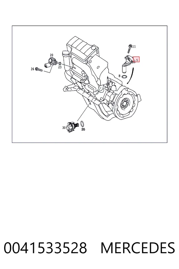 Датчик уровня масла 0041533528 Mercedes