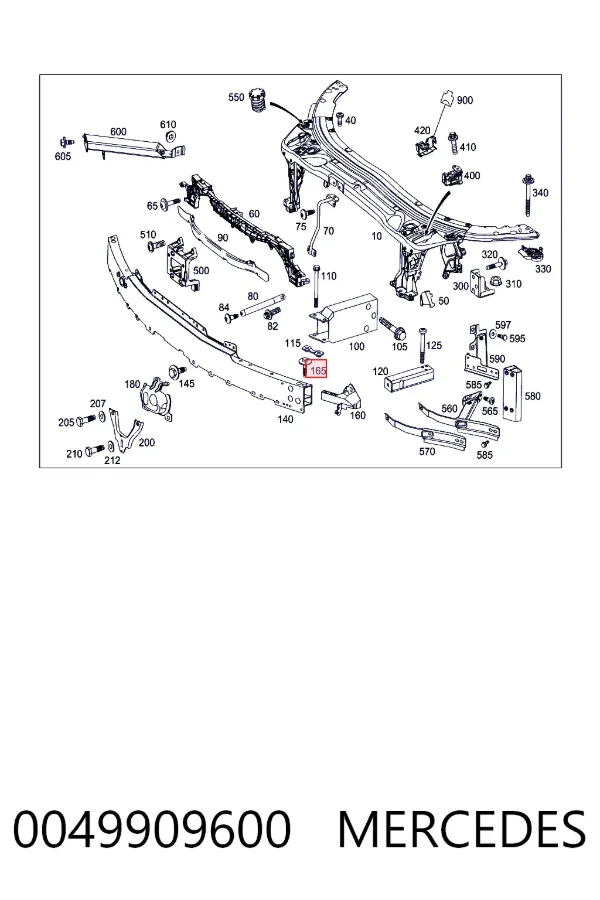  Mercedes A0049909600