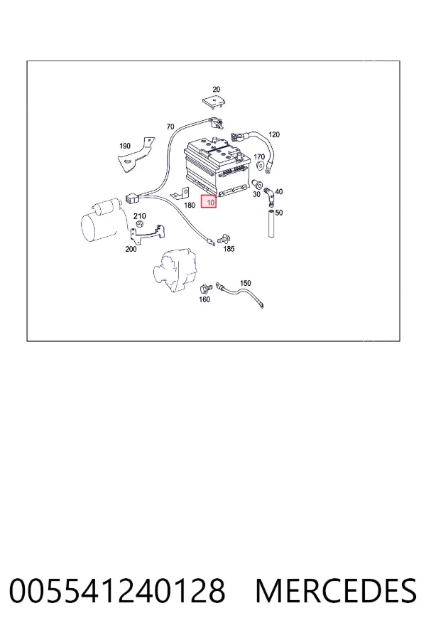 Купить A0055412401 Mercedes Батарея аккумуляторная