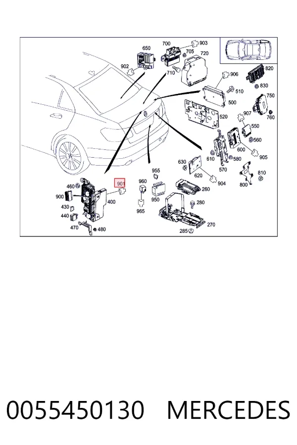 A0055450130 Mercedes 