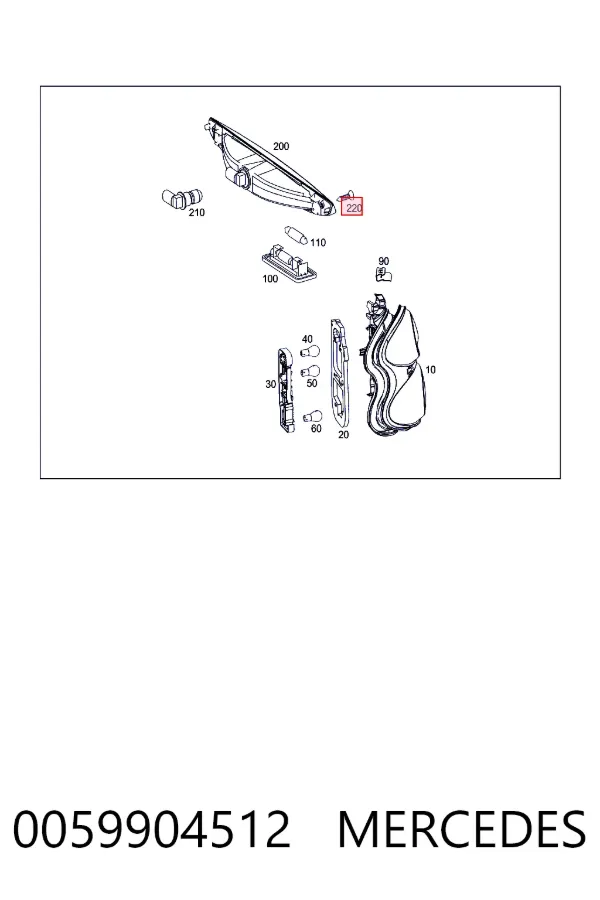 A0059904512 Mercedes 